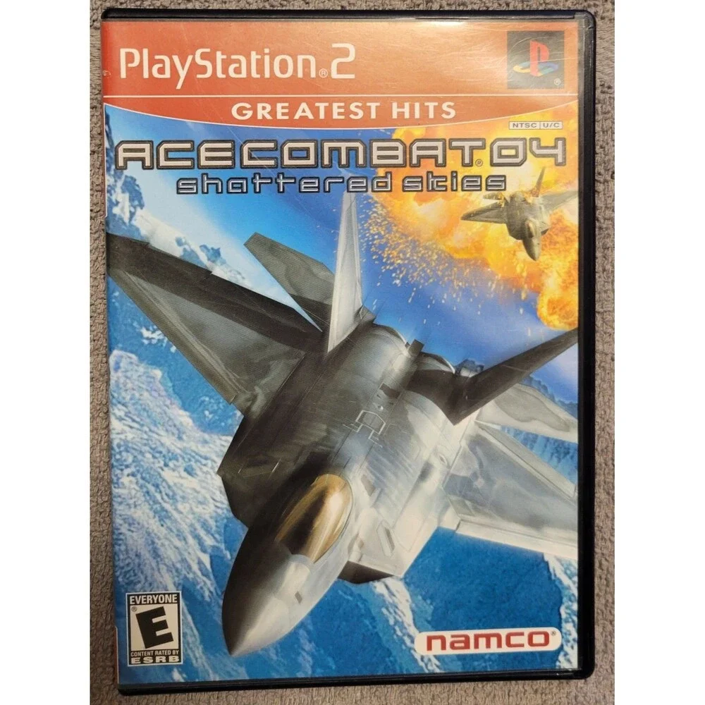 Ace Combat 04: Shattered Skies Greatest Hits (Sony PlayStation 2, 2001)FAST SHIP